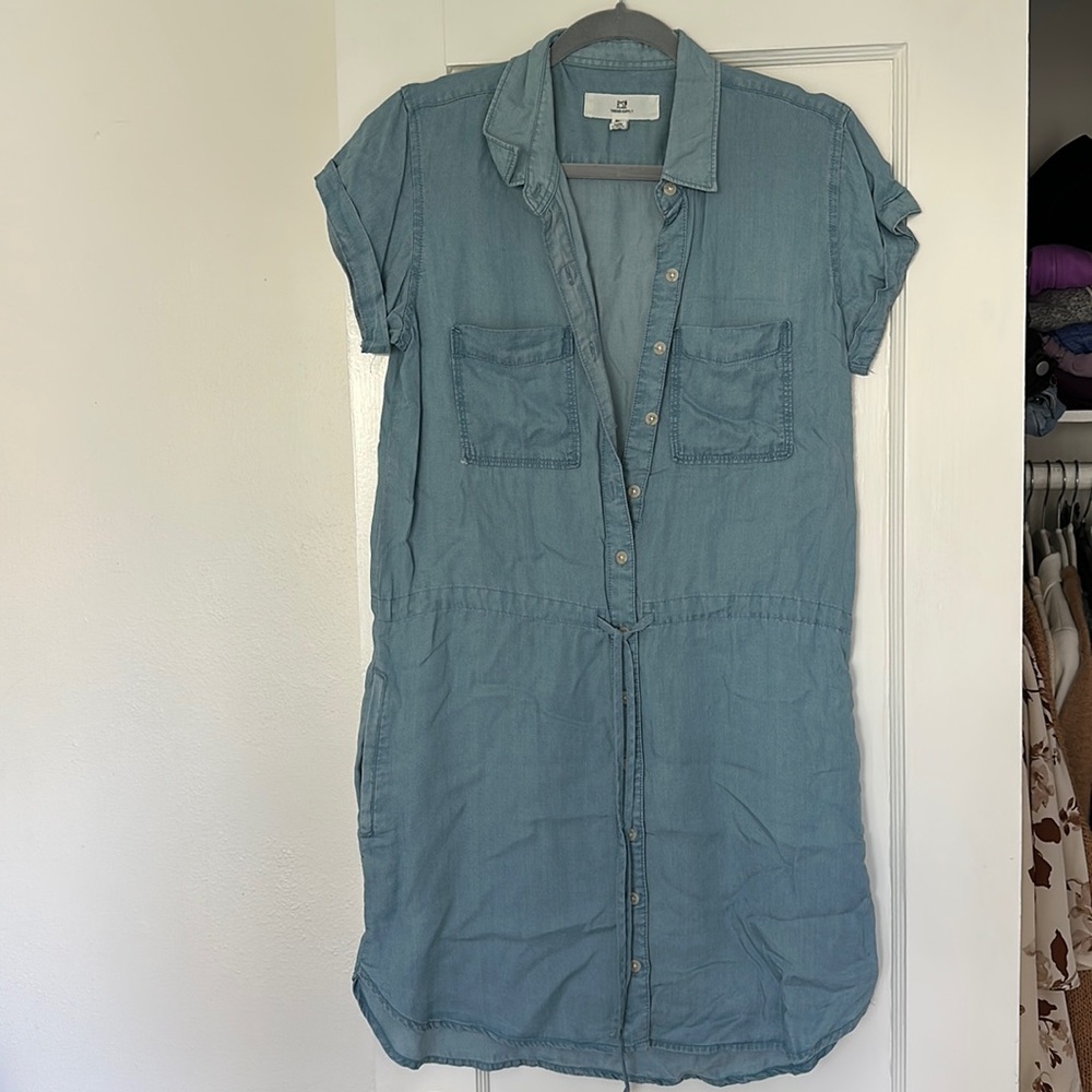 Short jean dress